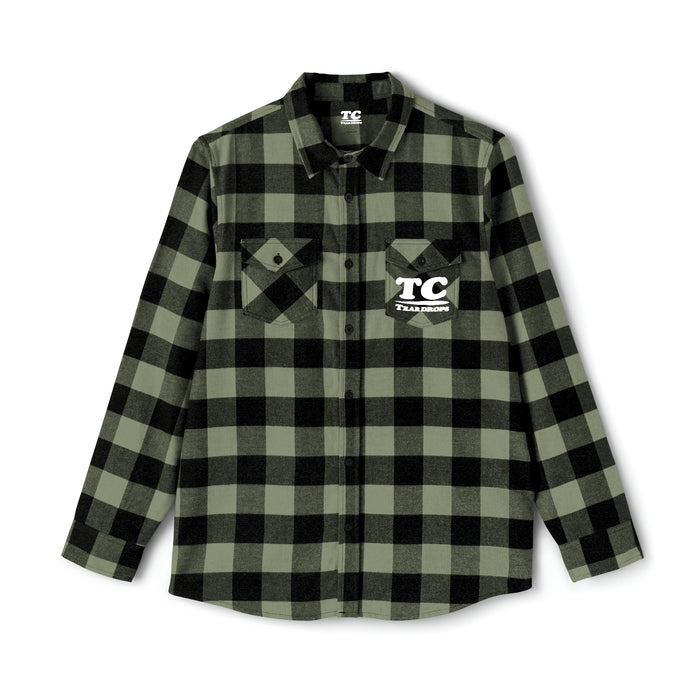 Flannel Button-down TC-Tee Pocket Logo